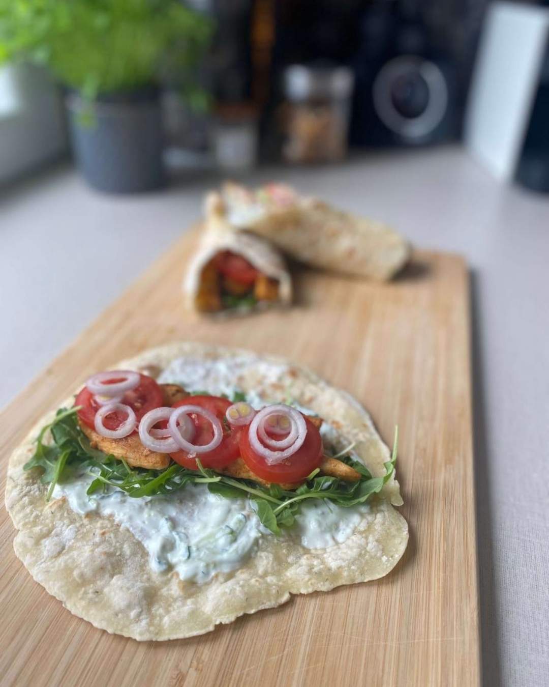Zdrav piščančji gyros