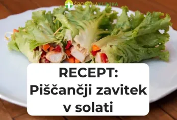 Naslovna - RECEPT: Piščančji zavitek v solati