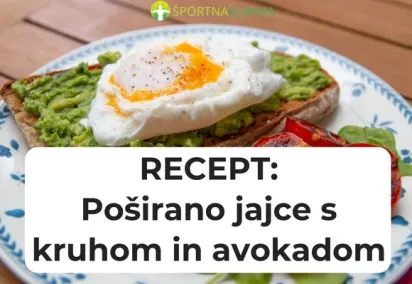 Naslovna - RECEPT: Poširano jajce s kruhom in avokadom