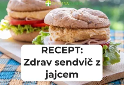 Naslovna - RECEPT: Zdrav sendvič z jajcem