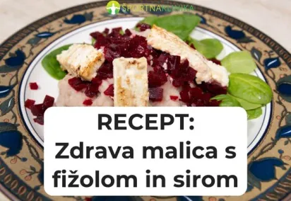 Naslovna - RECEPT: Zdrava malica s fižolom in sirom