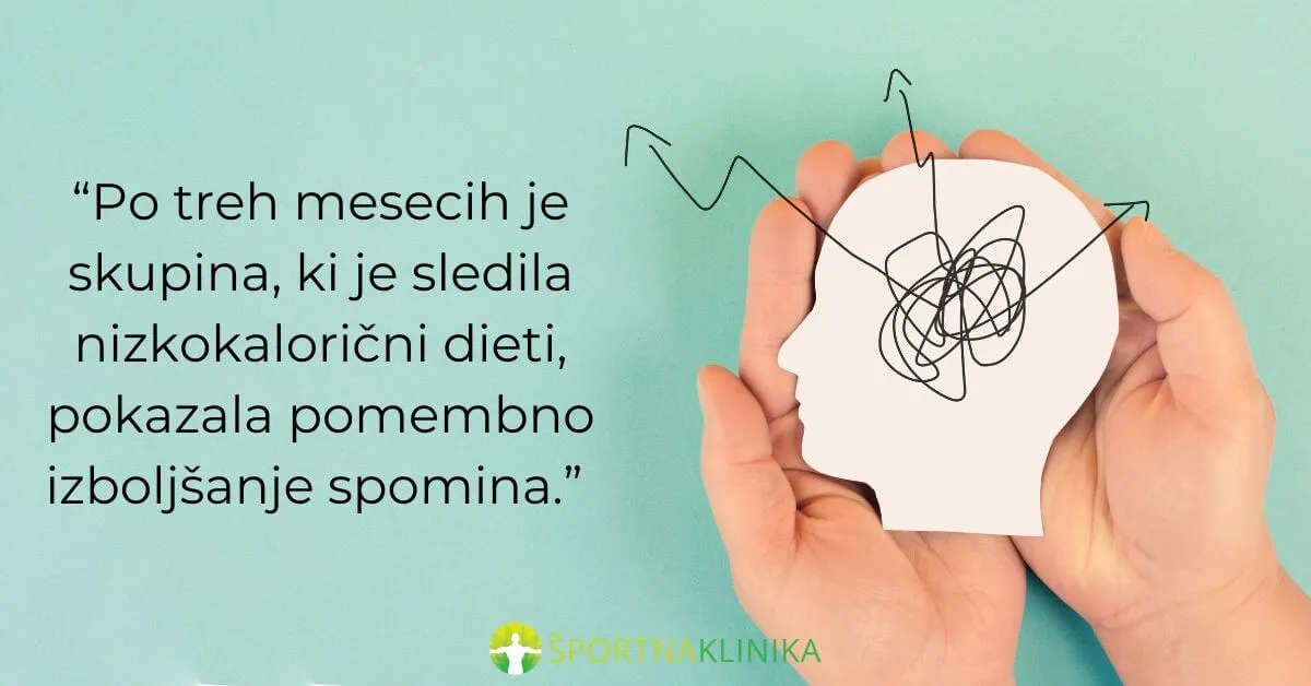 Infografika - nizkokalorična dieta izboljša spomin Infografika - nizkokalorična dieta izboljša spomin