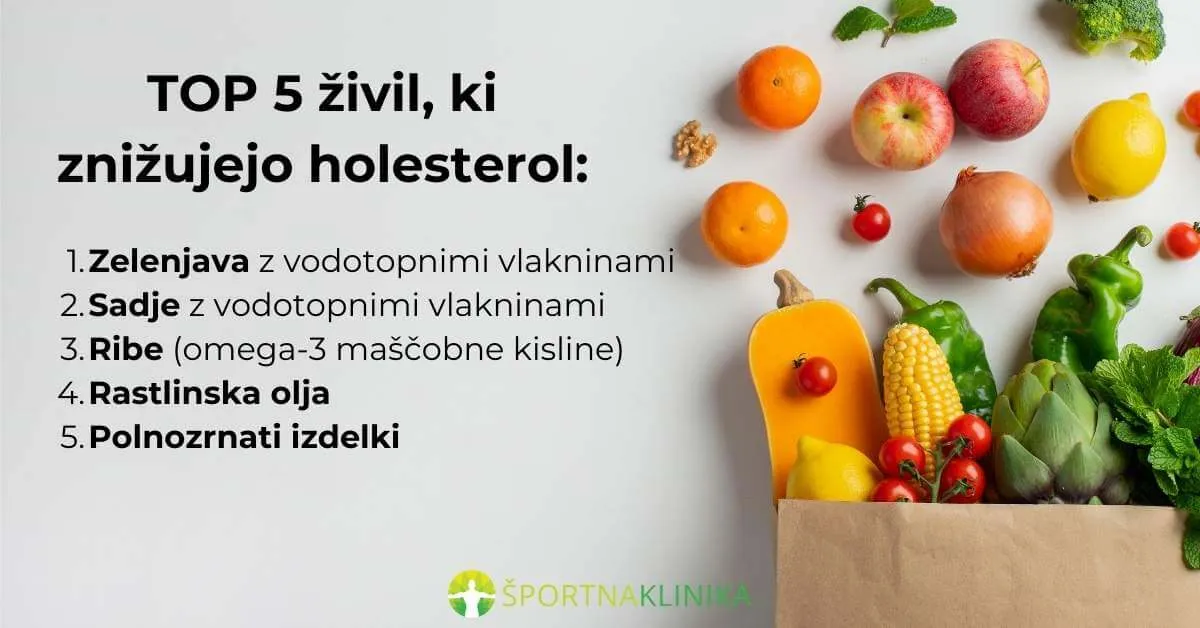 Seznam živil, ki znižujejo holesterol Seznam živil, ki znižujejo holesterol