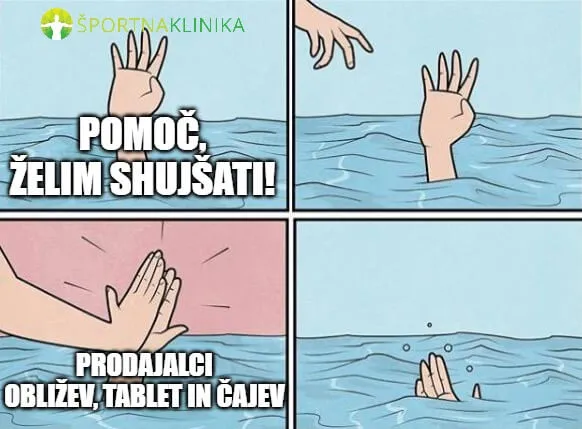 Meme - Tablete za hujšanje so prevara Meme - Tablete za hujšanje so prevara