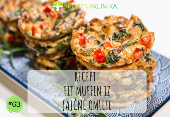 Recept: FIT Muffin iz jajčne omlete [VIDEO]